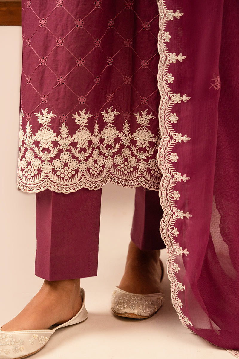 Cross Stitch | Mahiri Embroidered Collection 24 | VIOLET QUARTZ - Ladies Clothes - Maria Faisal