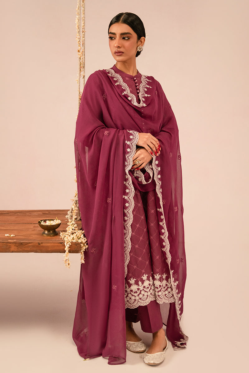 Cross Stitch | Mahiri Embroidered Collection 24 | VIOLET QUARTZ - Ladies Clothes - Maria Faisal