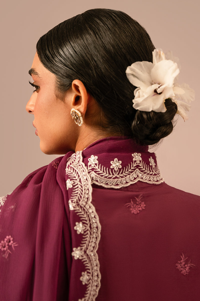 Cross Stitch | Mahiri Embroidered Collection 24 | VIOLET QUARTZ - Ladies Clothes - Maria Faisal