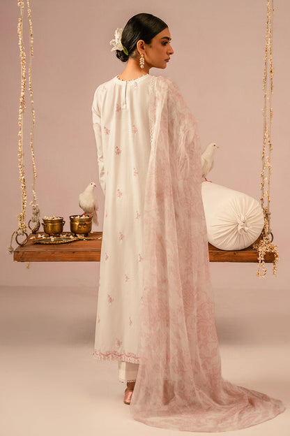 Cross Stitch | Mahiri Embroidered Collection 24 | Ivory Cream - Ladies Clothes - Maria Faisal