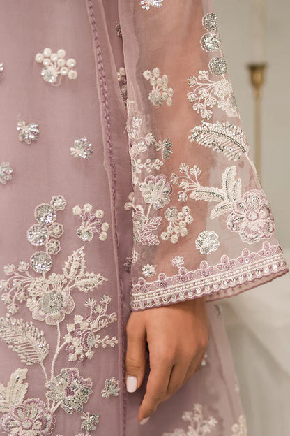 Cross Stitch | Luxe Atelier 24 | Mauve Somber - Ladies Clothes - Maria Faisal