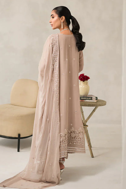 Cross Stitch | Luxe Atelier 24 | Maple Brown - Ladies Clothes - Maria Faisal