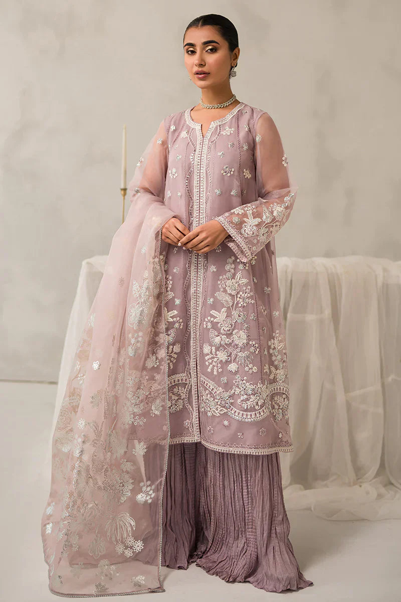Cross Stitch | Luxe Atelier 24 | Mauve Somber - Ladies Clothes - Maria Faisal