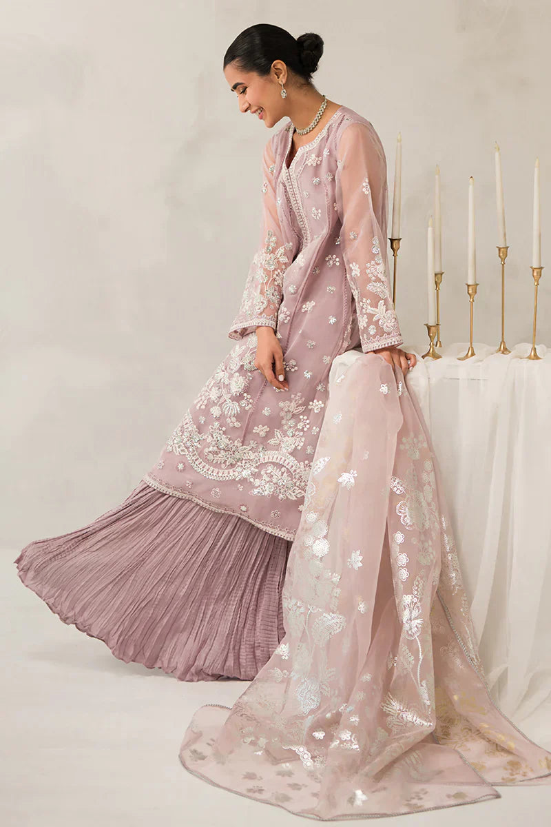 Cross Stitch | Luxe Atelier 24 | Mauve Somber - Ladies Clothes - Maria Faisal