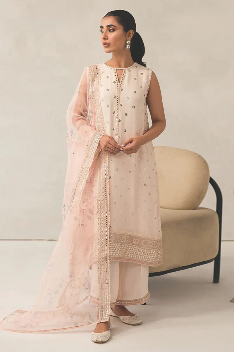 Cross Stitch | Luxe Atelier 24 | Pink Hue - Ladies Clothes - Maria Faisal