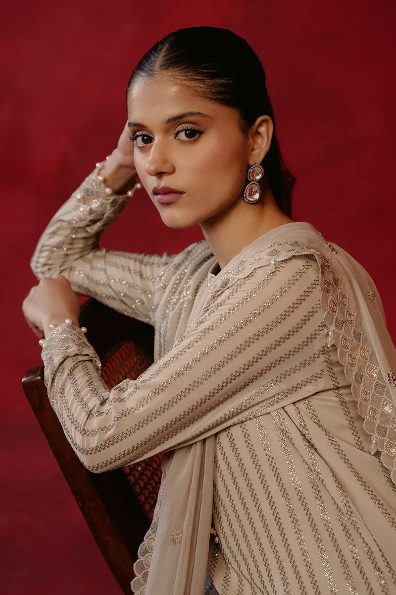 Cross Stitch | Luxe Atelier 24 | Primrose Ash - Ladies Clothes - Maria Faisal