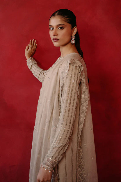 Cross Stitch | Luxe Atelier 24 | Primrose Ash - Ladies Clothes - Maria Faisal