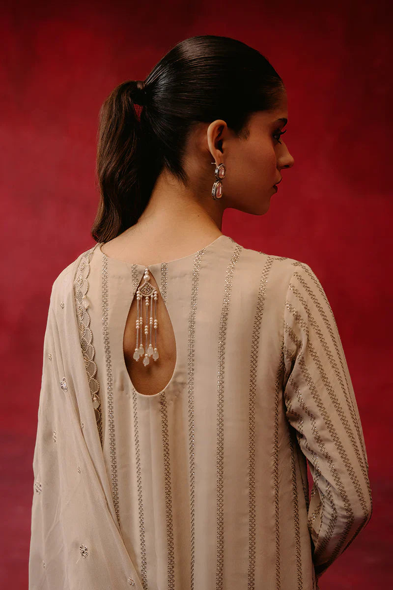 Cross Stitch | Luxe Atelier 24 | Primrose Ash - Ladies Clothes - Maria Faisal