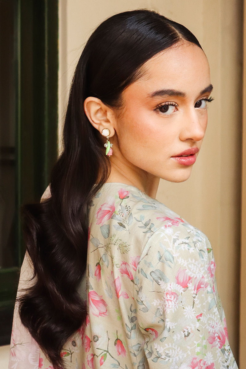 Cross Stitch | Printed Lawn | OLIVE AURA - Ladies Clothes - Maria Faisal