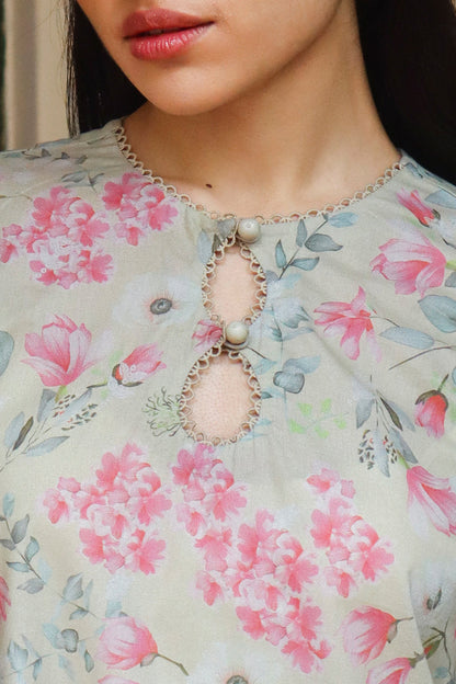 Cross Stitch | Printed Lawn | OLIVE AURA - Ladies Clothes - Maria Faisal