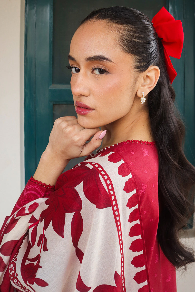 Cross Stitch | Printed Lawn | SCARLET SAGE - Ladies Clothes - Maria Faisal