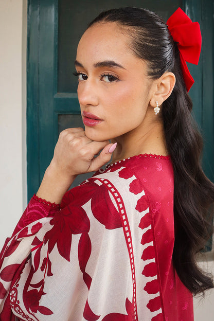 Cross Stitch | Printed Lawn | SCARLET SAGE - Ladies Clothes - Maria Faisal