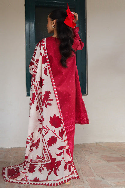 Cross Stitch | Printed Lawn | SCARLET SAGE - Ladies Clothes - Maria Faisal