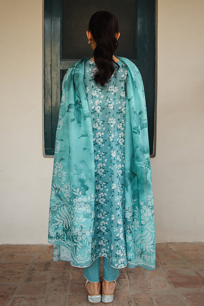 Cross Stitch | Printed Lawn | BLUE CHARM - Ladies Clothes - Maria Faisal