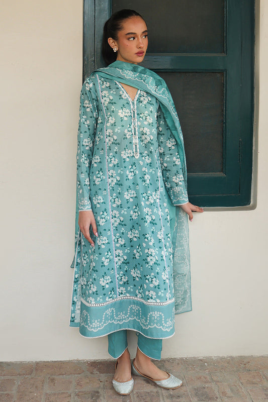 Cross Stitch | Printed Lawn | BLUE CHARM - Ladies Clothes - Maria Faisal