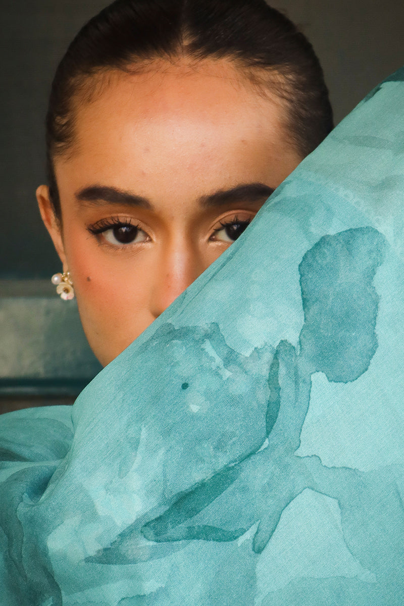 Cross Stitch | Printed Lawn | BLUE CHARM - Ladies Clothes - Maria Faisal