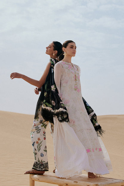Saira Rizwan | Luxury Lawn 26 | IZEL-SRL26-09 - Dress - available at Maria Faisal in UK and USA.