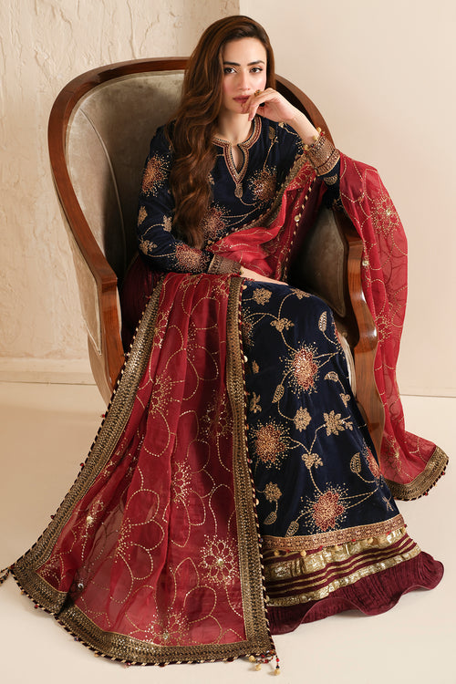 Jazmin | Velvet Edit 24 | VF-2040 - Ladies Clothes - Maria Faisal