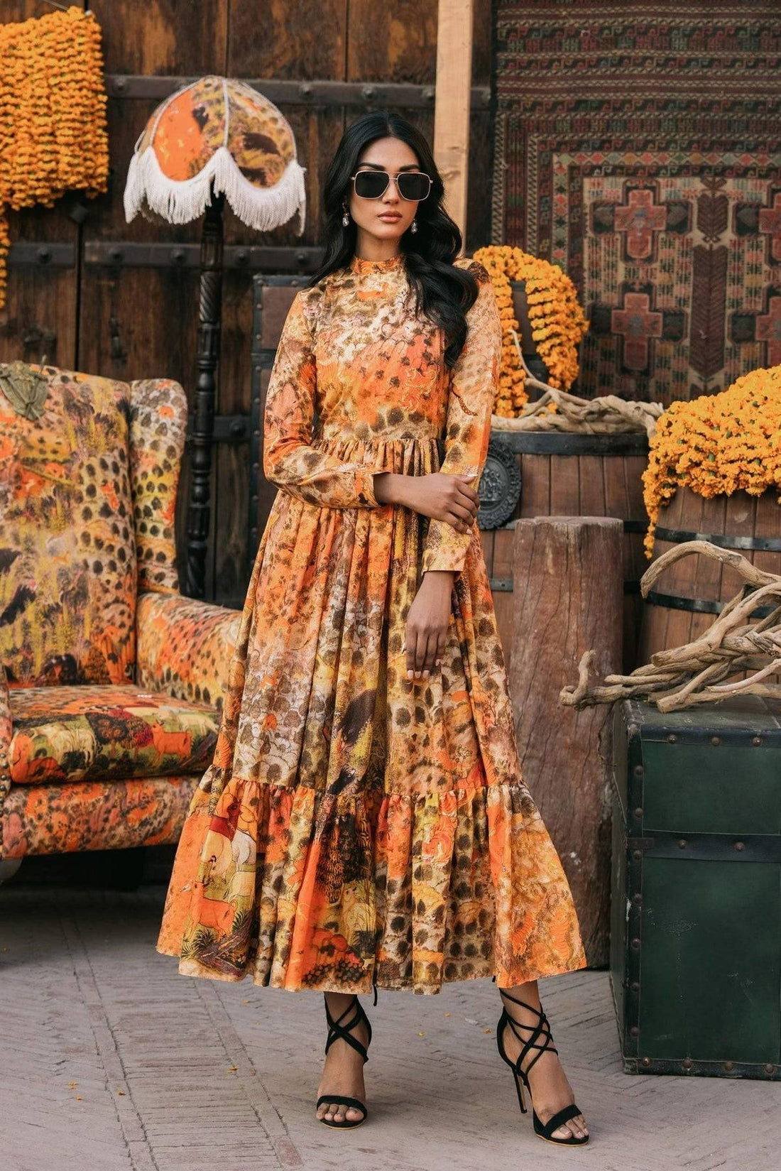 Fahad Hussayn | Lawn Banger | Darshan by Maria Faisal - Registered Vendor of : Fahad Hussayn - type : Ladies Clothes - 100% original wedding dresses