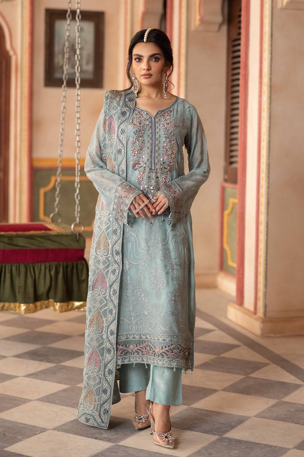 Ramsha | Dastan Formals | T-302 by Maria Faisal - Registered Vendor of : Ramsha - type : Ladies Clothes - 100% original wedding dresses
