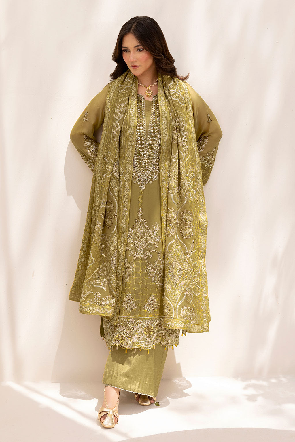 Ramsha | Dastaan Formals | T-508 - Formal Dress - available at Maria Faisal in UK and USA.