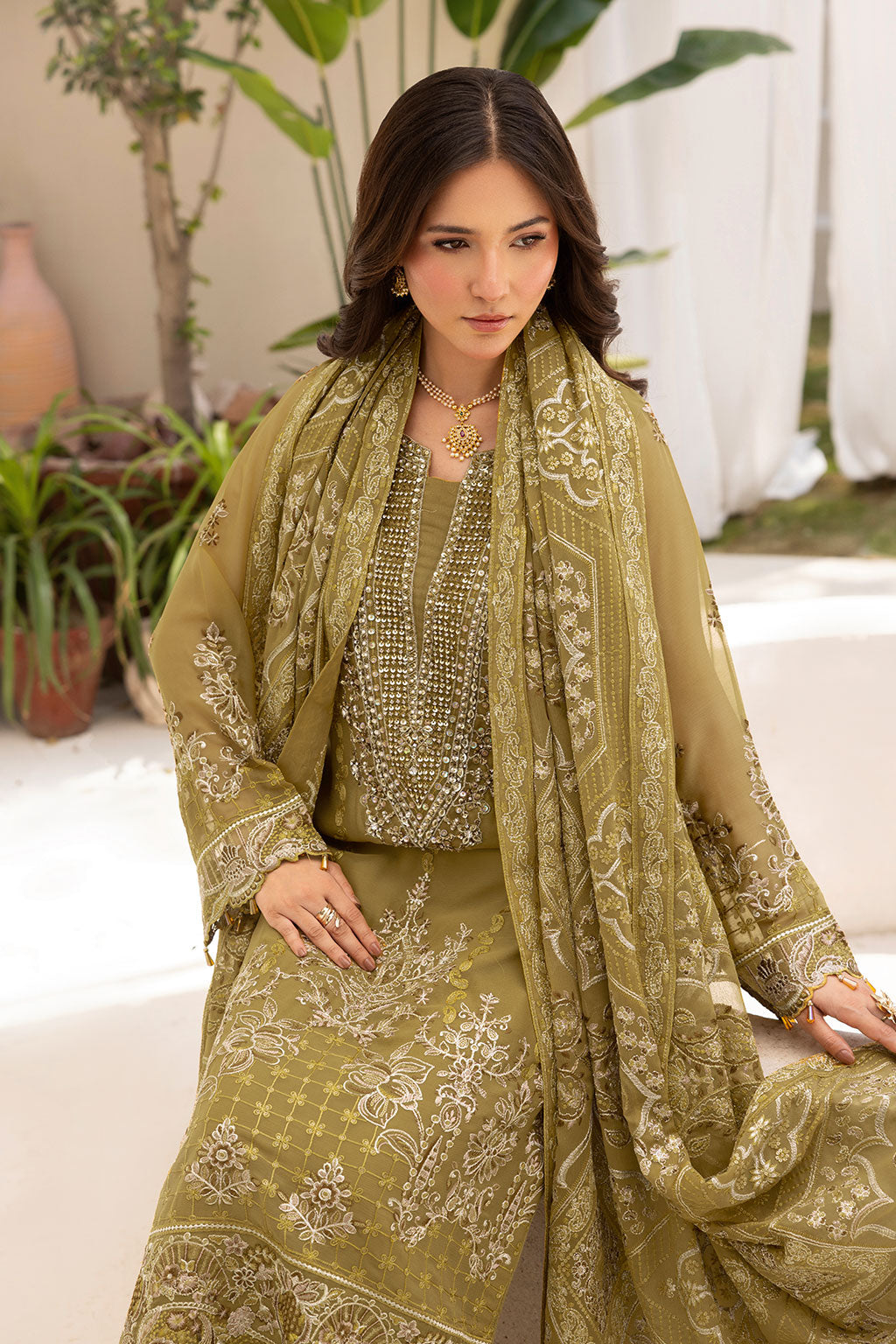 Ramsha | Dastaan Formals | T-508 - Formal Dress - available at Maria Faisal in UK and USA.