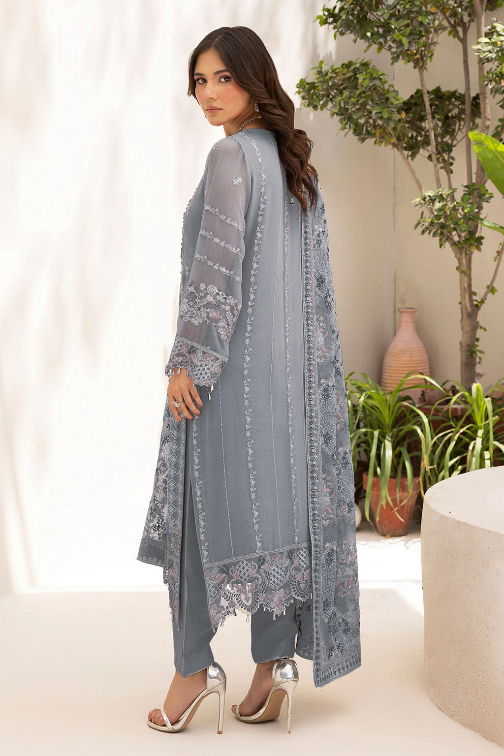 Ramsha | Dastaan Formals | T-505 - Formal Dress - available at Maria Faisal in UK and USA.