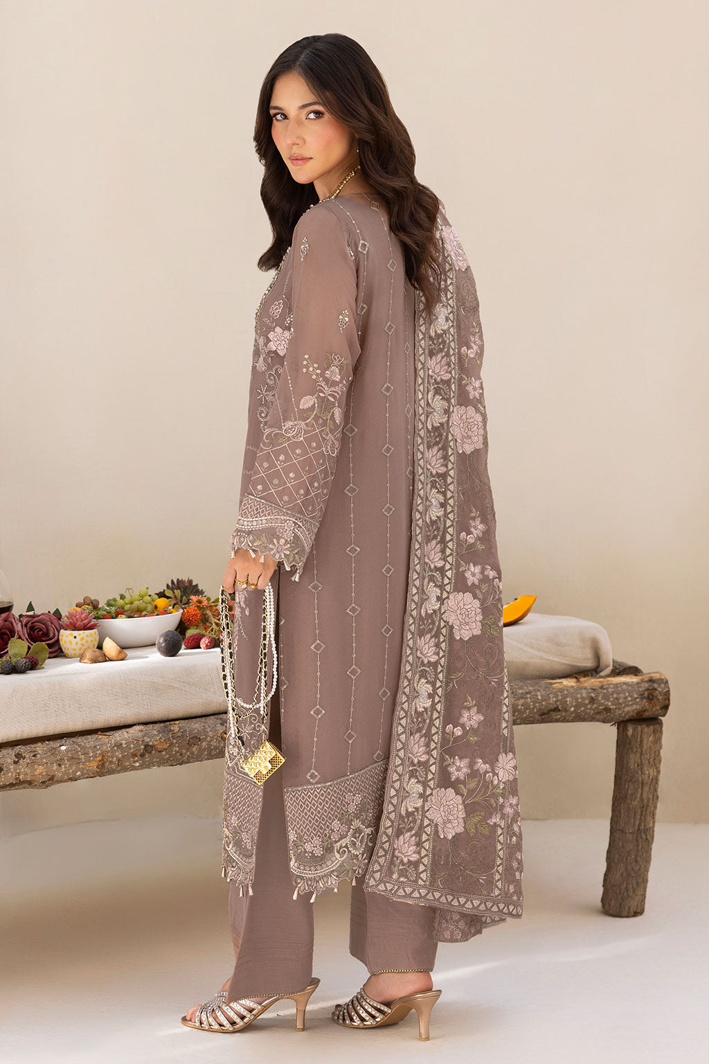 Ramsha | Dastaan Formals | T-504 - Formal Dress - available at Maria Faisal in UK and USA.