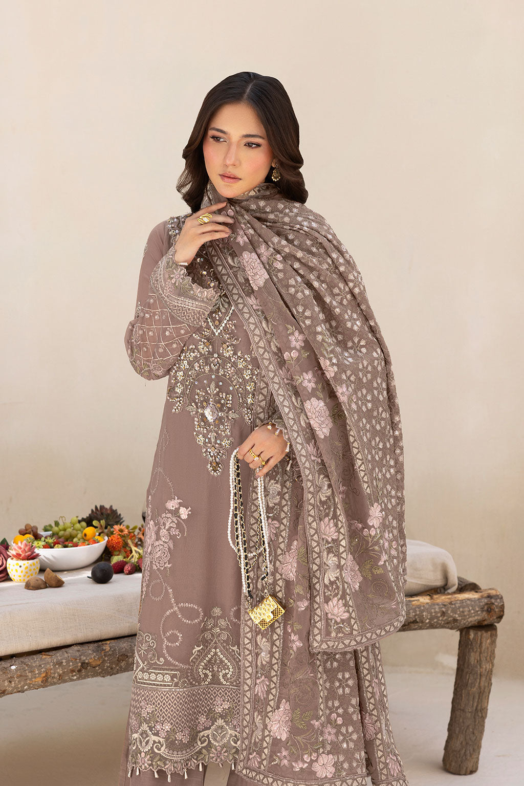 Ramsha | Dastaan Formals | T-504 - Formal Dress - available at Maria Faisal in UK and USA.