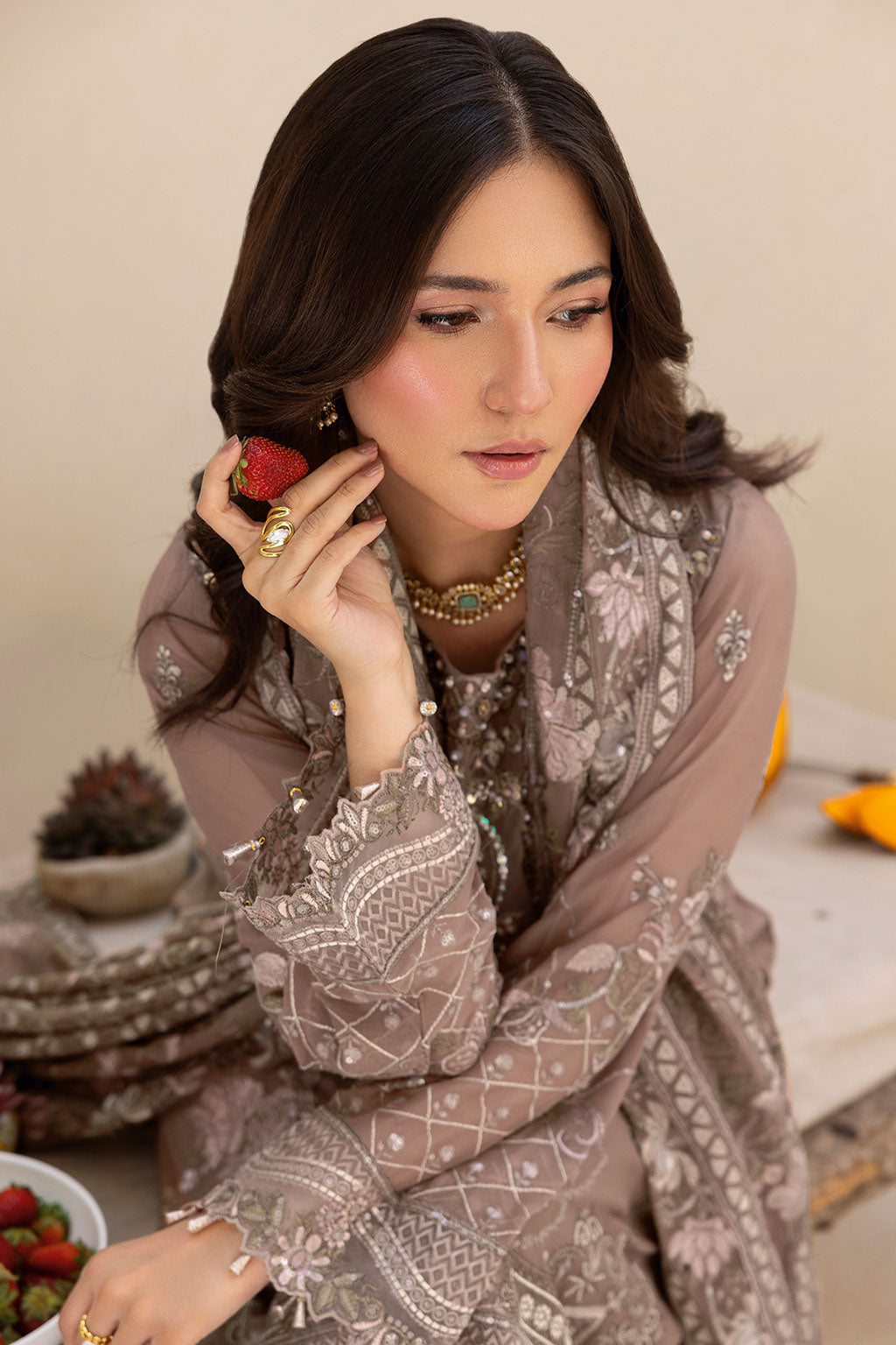 Ramsha | Dastaan Formals | T-504 - Formal Dress - available at Maria Faisal in UK and USA.