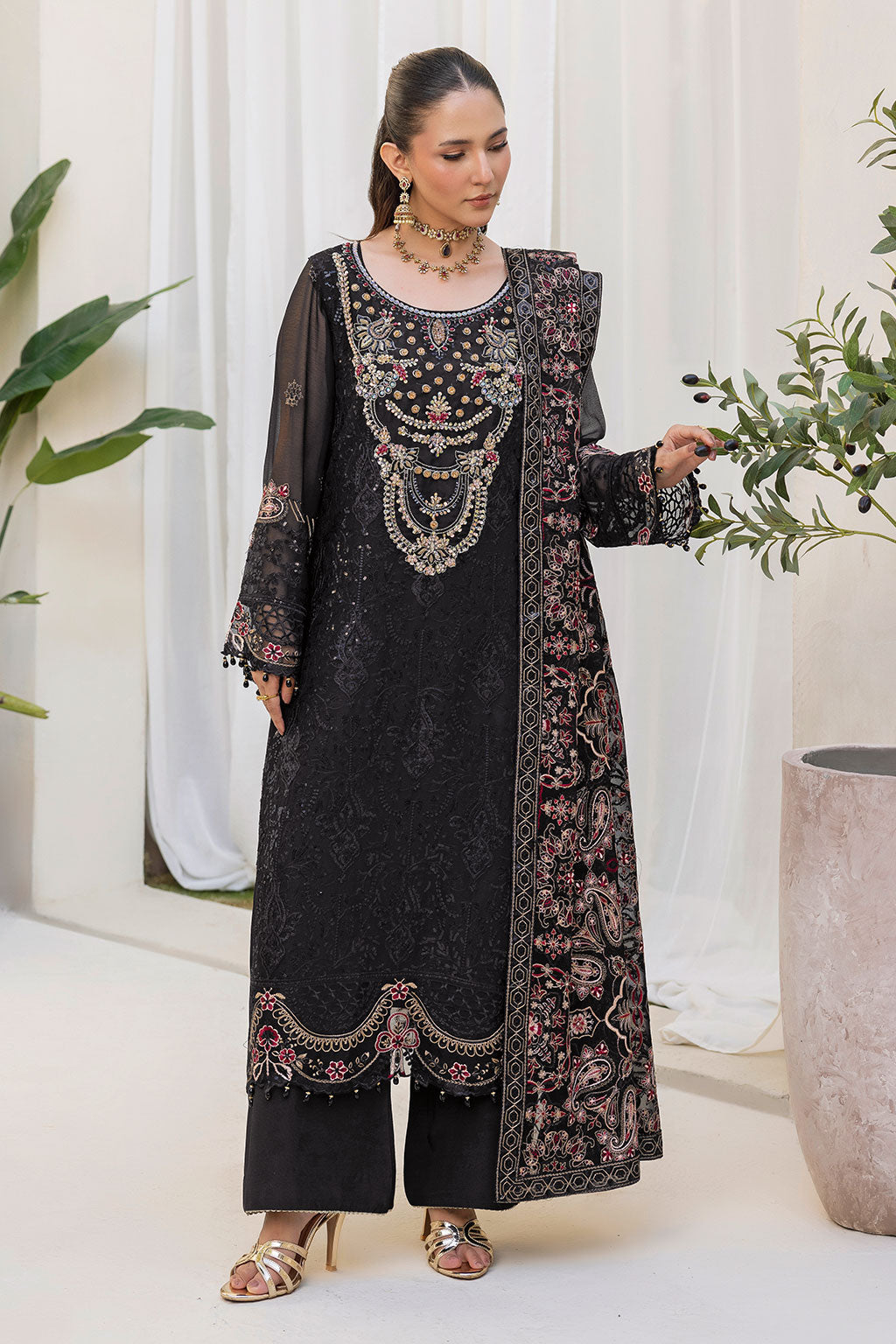 Ramsha | Dastaan Formals |T-506 - Formal Dress - available at Maria Faisal in UK and USA.