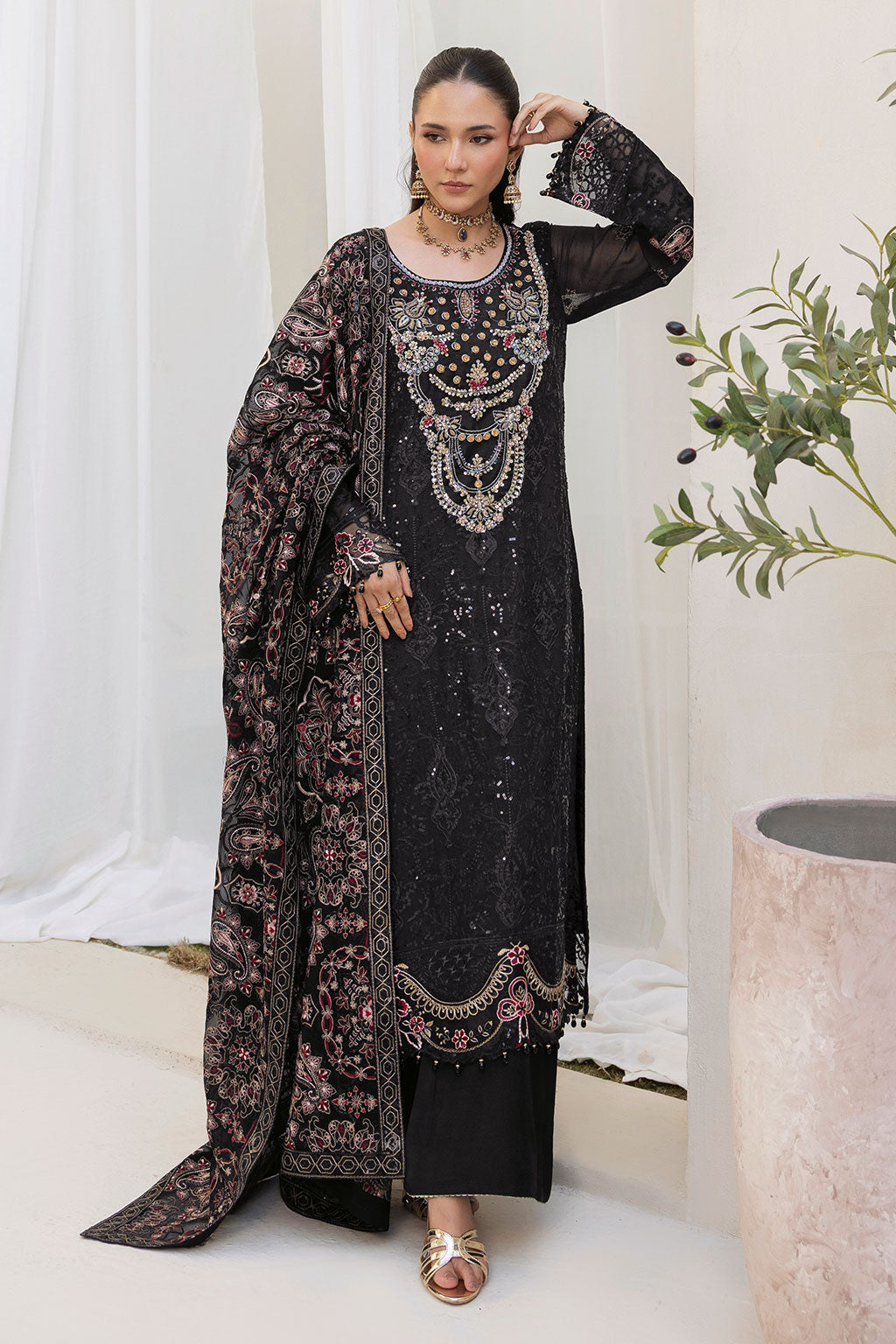 Ramsha | Dastaan Formals |T-506 - Formal Dress - available at Maria Faisal in UK and USA.