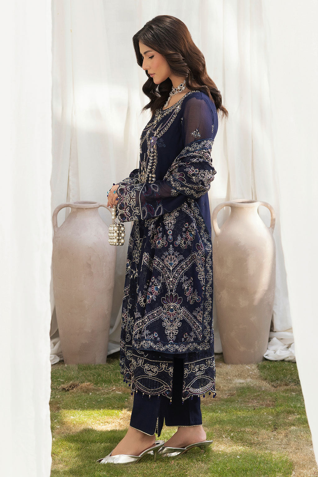 Ramsha | Dastaan Formals | T-501 - Formal Dress - available at Maria Faisal in UK and USA.