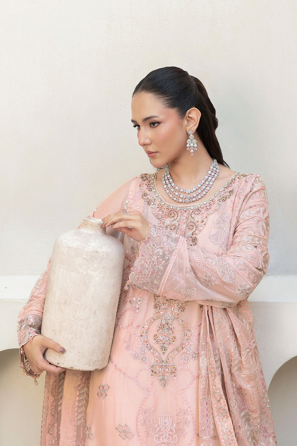 Ramsha | Dastaan Formals | T-507 - Formal Dress - available at Maria Faisal in UK and USA.