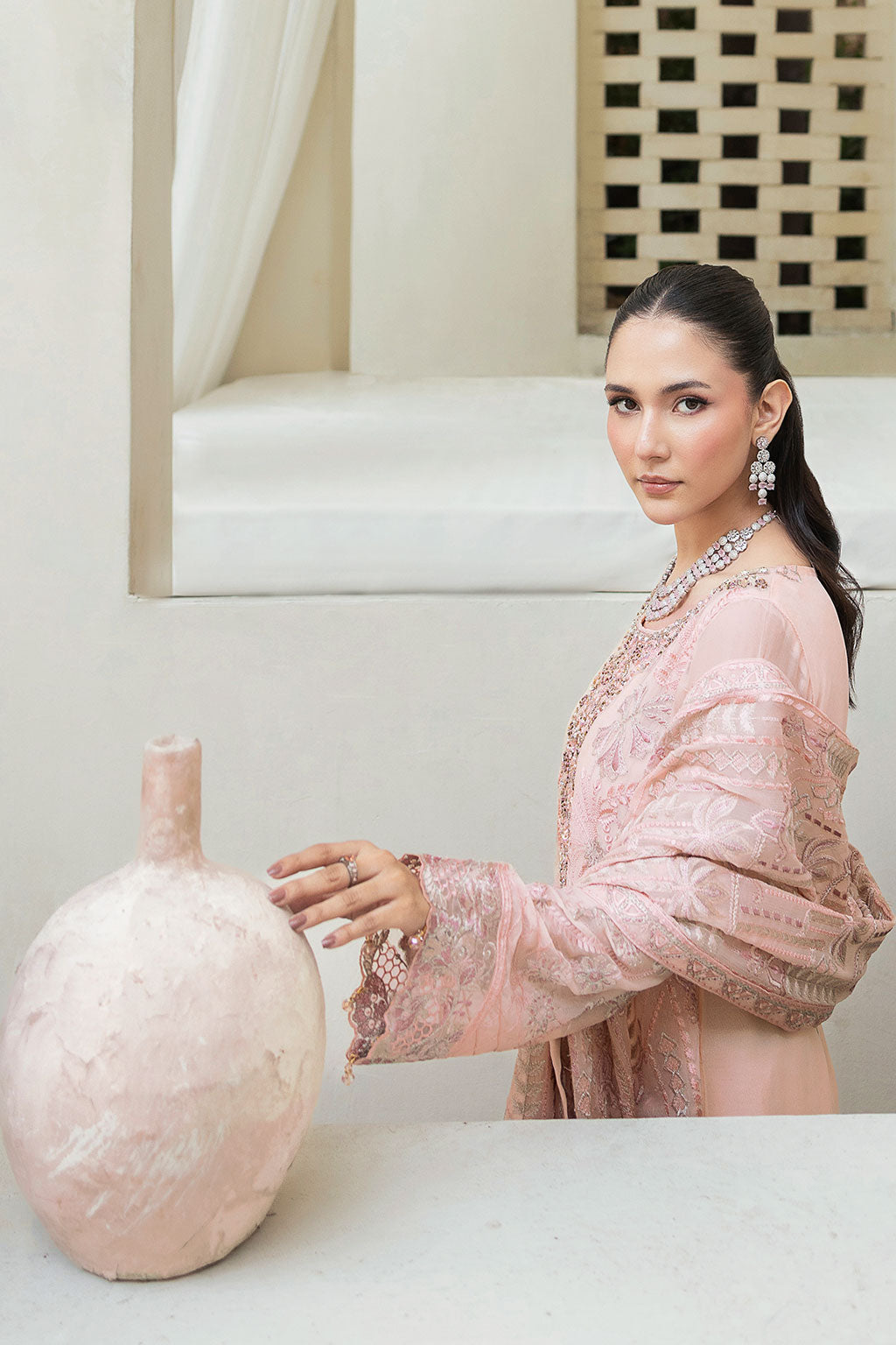 Ramsha | Dastaan Formals | T-507 - Formal Dress - available at Maria Faisal in UK and USA.