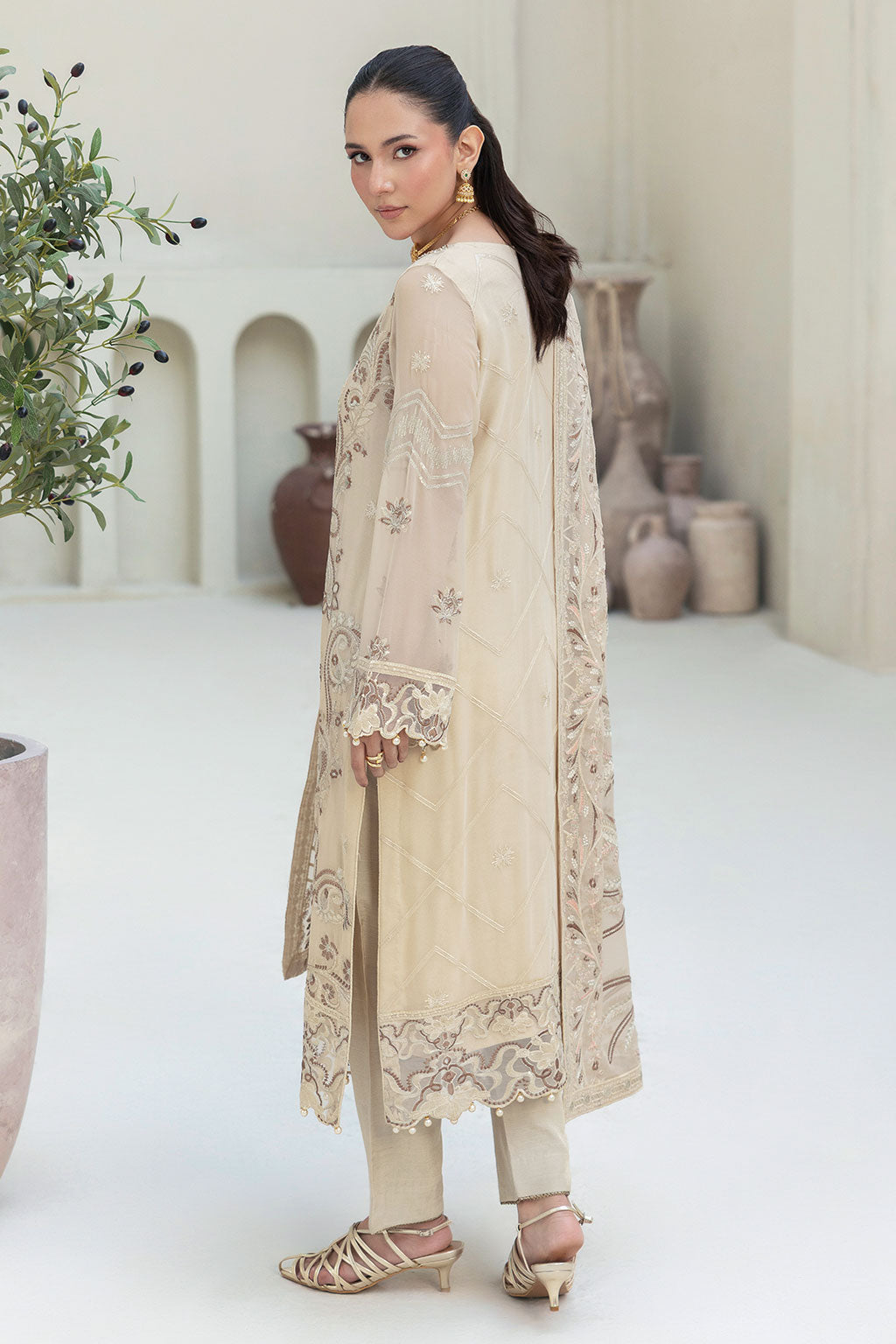 Ramsha | Dastaan Formals |T-502 - Formal Dress - available at Maria Faisal in UK and USA.
