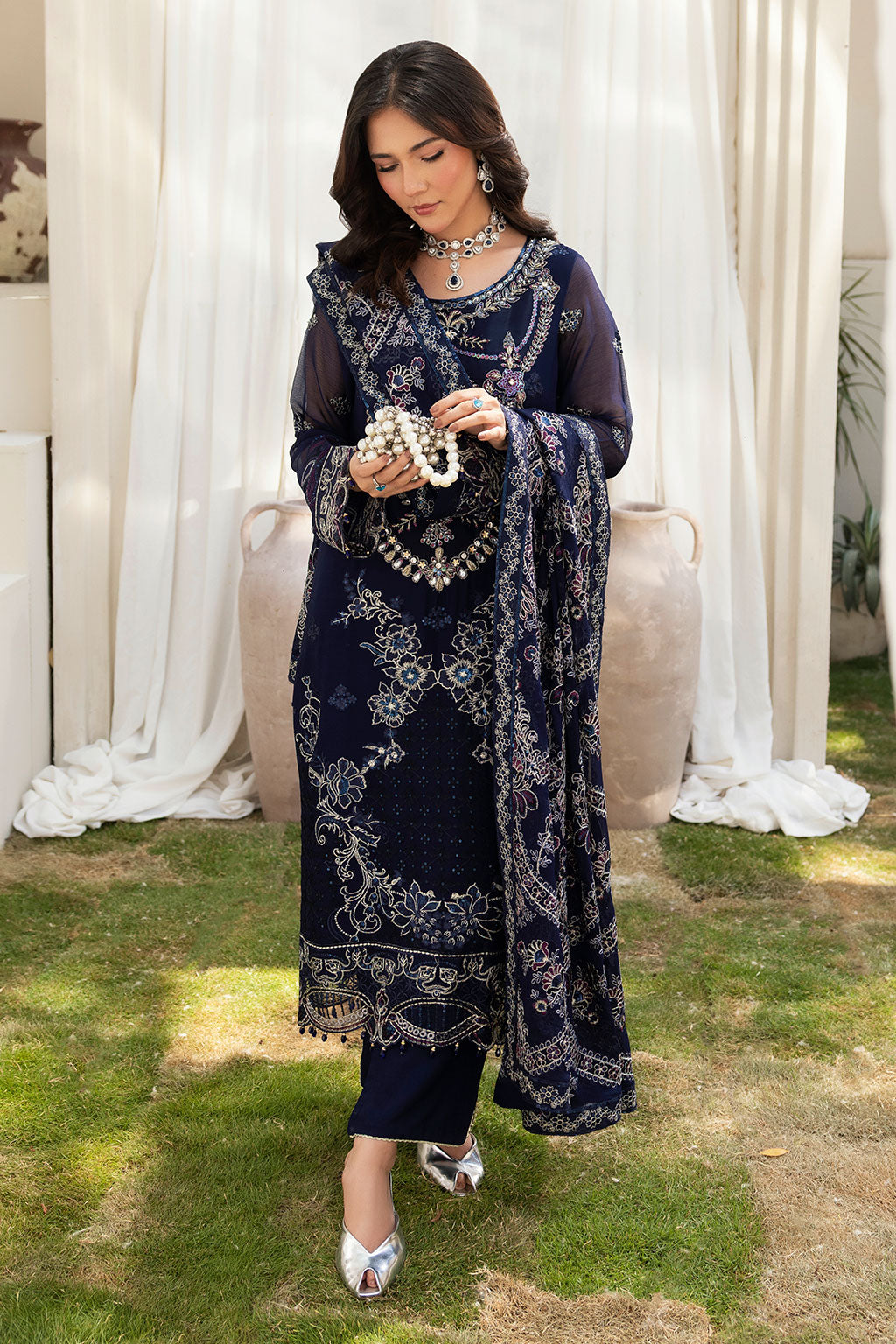 Ramsha | Dastaan Formals | T-501 - Formal Dress - available at Maria Faisal in UK and USA.