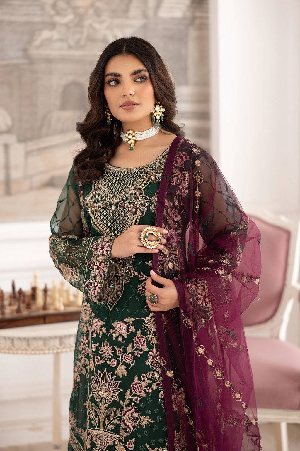 Ramsha | Dastoor Collection | P-208 by Maria Faisal - Registered Vendor of : Ramsha - type : Ladies Clothes - 100% original wedding dresses