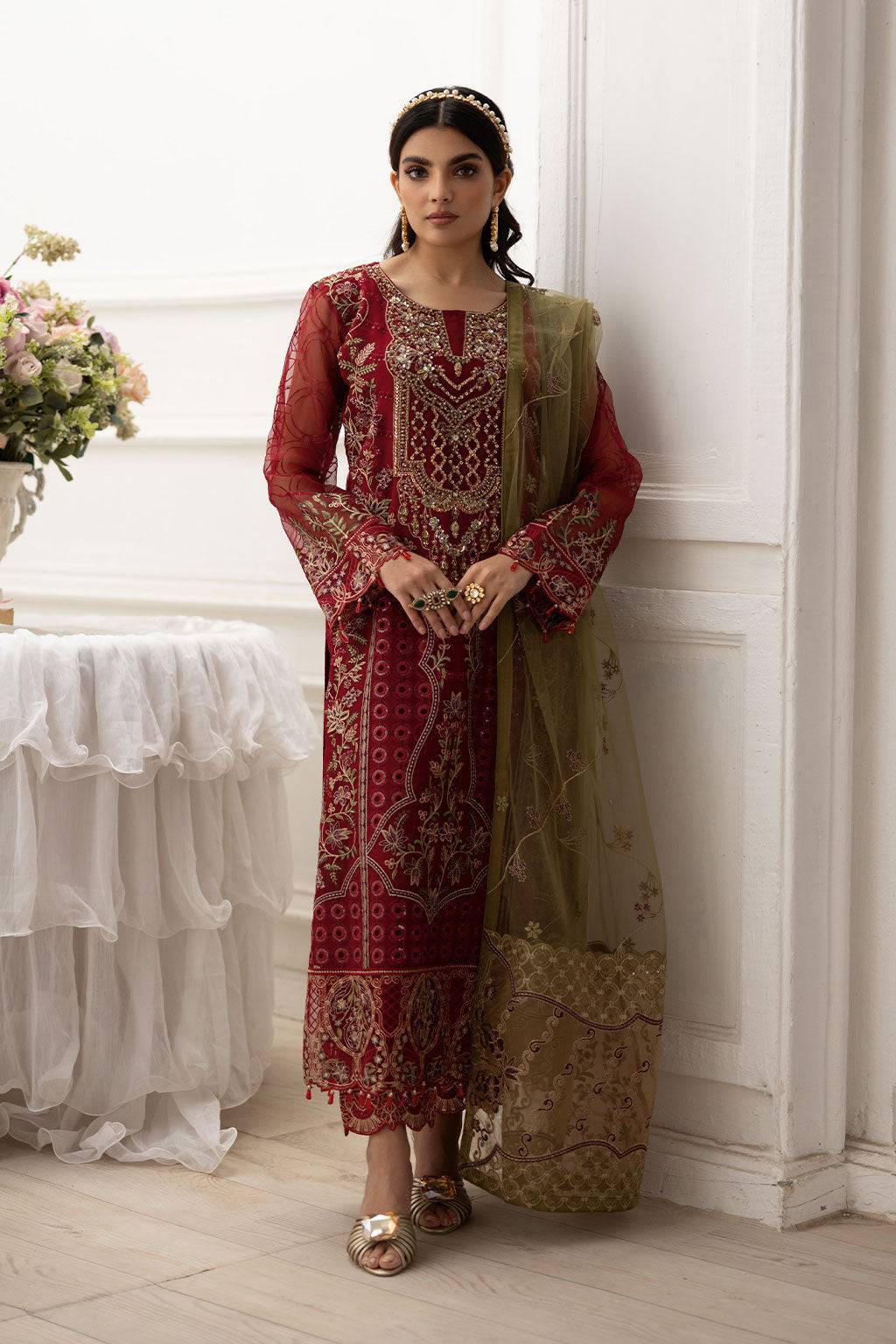 Ramsha | Dastoor Collection | P-204 by Maria Faisal - Registered Vendor of : Ramsha - type : Ladies Clothes - 100% original wedding dresses