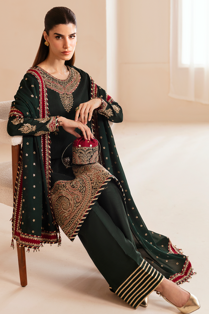 Jazmin | Formals Collection | Raw Silk UR-7036 - Ladies Clothes - Maria Faisal
