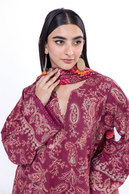 Khaadi | My Winter Mood | DK15A - Ladies Clothes - Maria Faisal