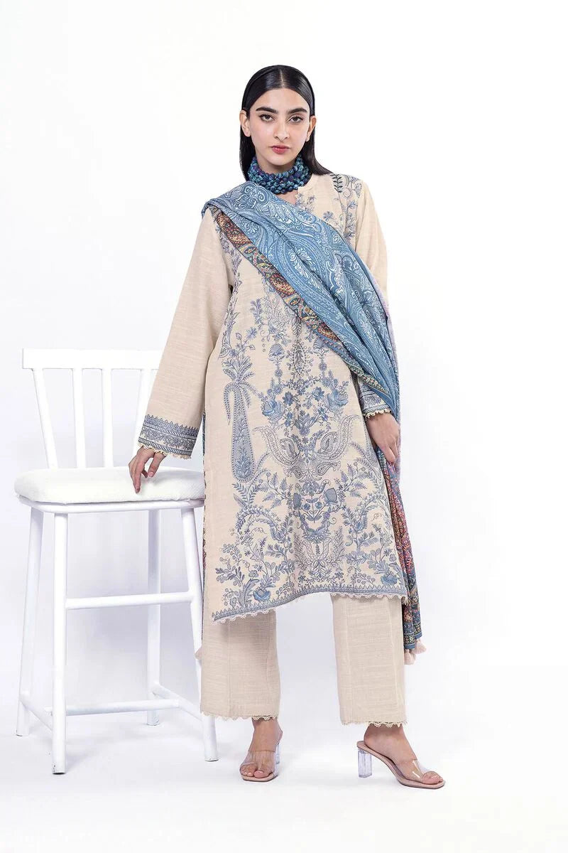 Khaadi | My Winter Mood | DK20M - Ladies Clothes - Maria Faisal