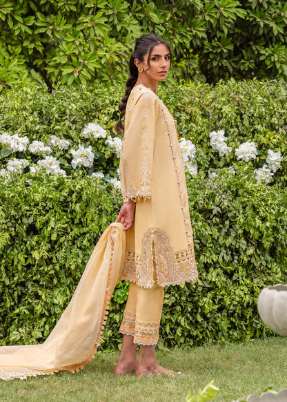 Sadaf Fawad Khan | Lawn 24 | Zaphira (A) - Designer Dress with Intricate embroidery and embellishments. Shop elegent wedding dress at Maria Faisal.