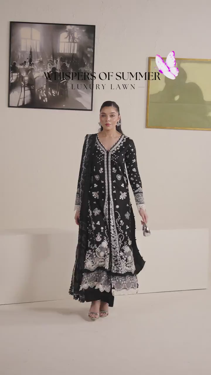 Neeshay | Whispers of Summer Luxury Lawn | MAEVE - Luxury Dress - available at Maria Faisal in UK and USA.