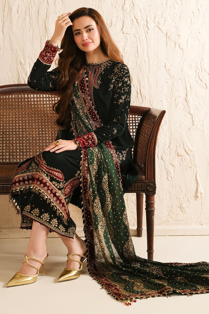 Jazmin | Velvet Edit 24 | Velvet Formal VF-2034 - Ladies Clothes - Maria Faisal
