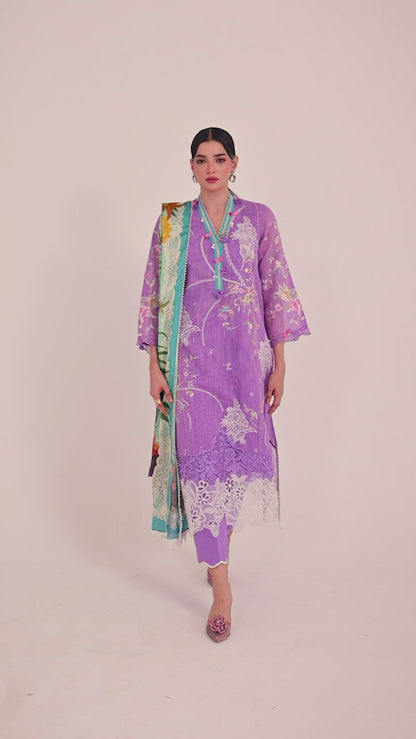 Sana Safinaz | Muzlin Summer 26 | 20-MS - Luxury Dress - available at Maria Faisal in UK and USA.