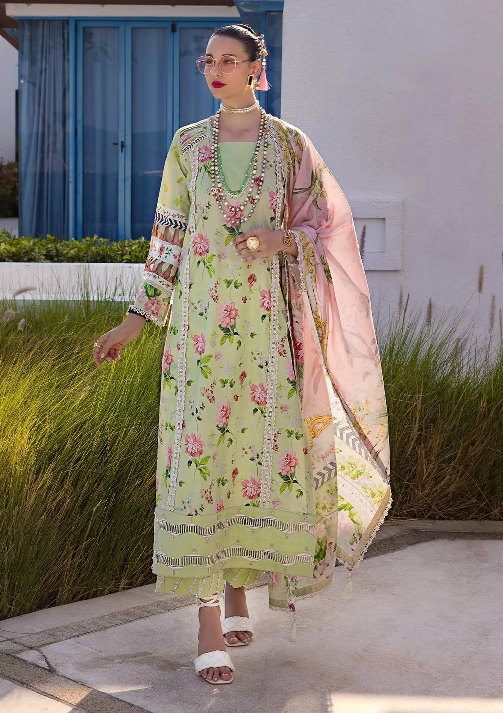 Elaf Premium | Prints Collection 2024 | EOP-02A CHELSEA - Ladies Clothes - Maria Faisal