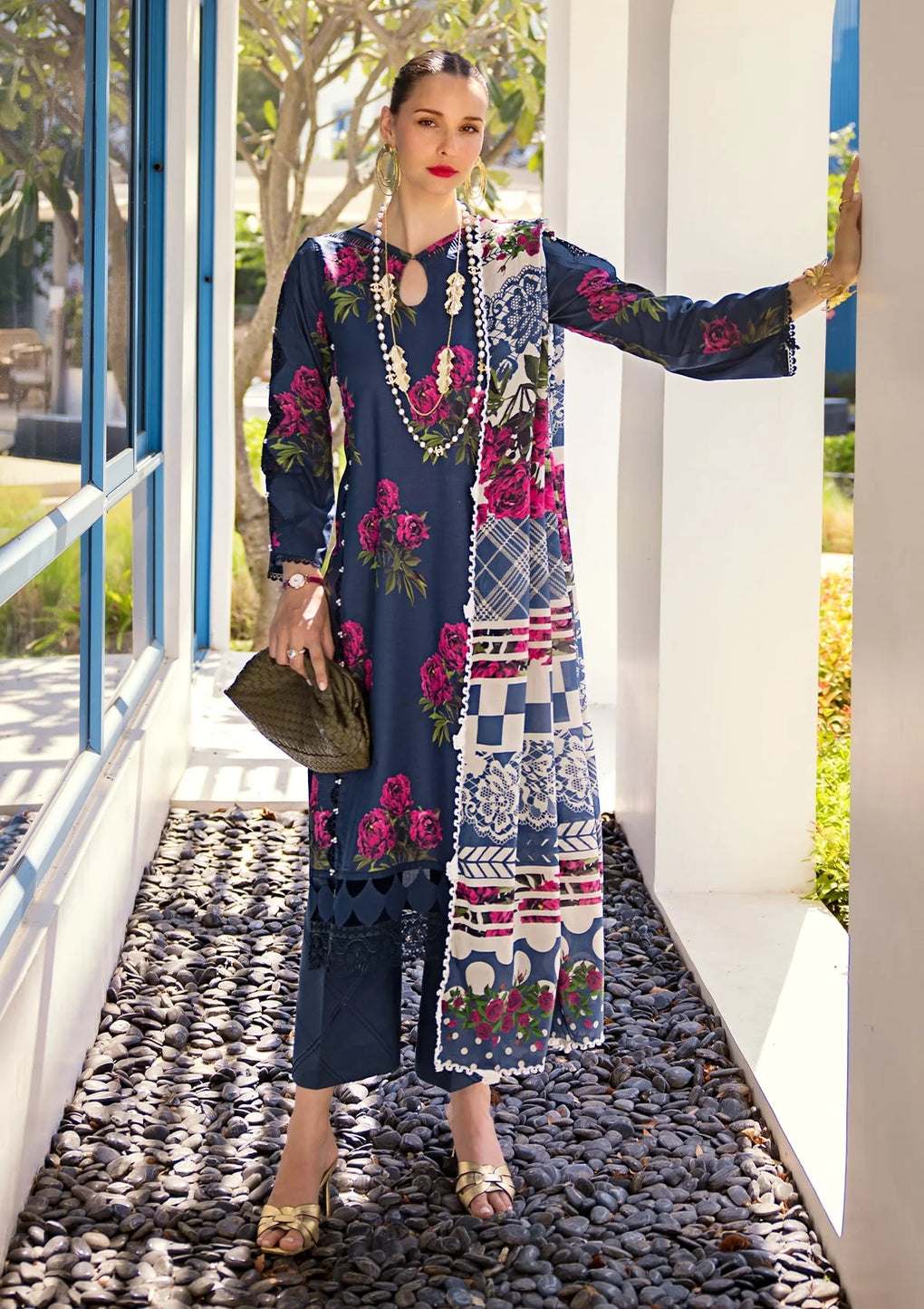 Elaf Premium | Prints Collection 2024 | EOP-03B PATTAYA POISE - Ladies Clothes - Maria Faisal