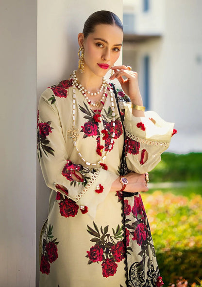 Elaf Premium | Prints Collection 2024 | EOP-03A SWAN - Ladies Clothes - Maria Faisal