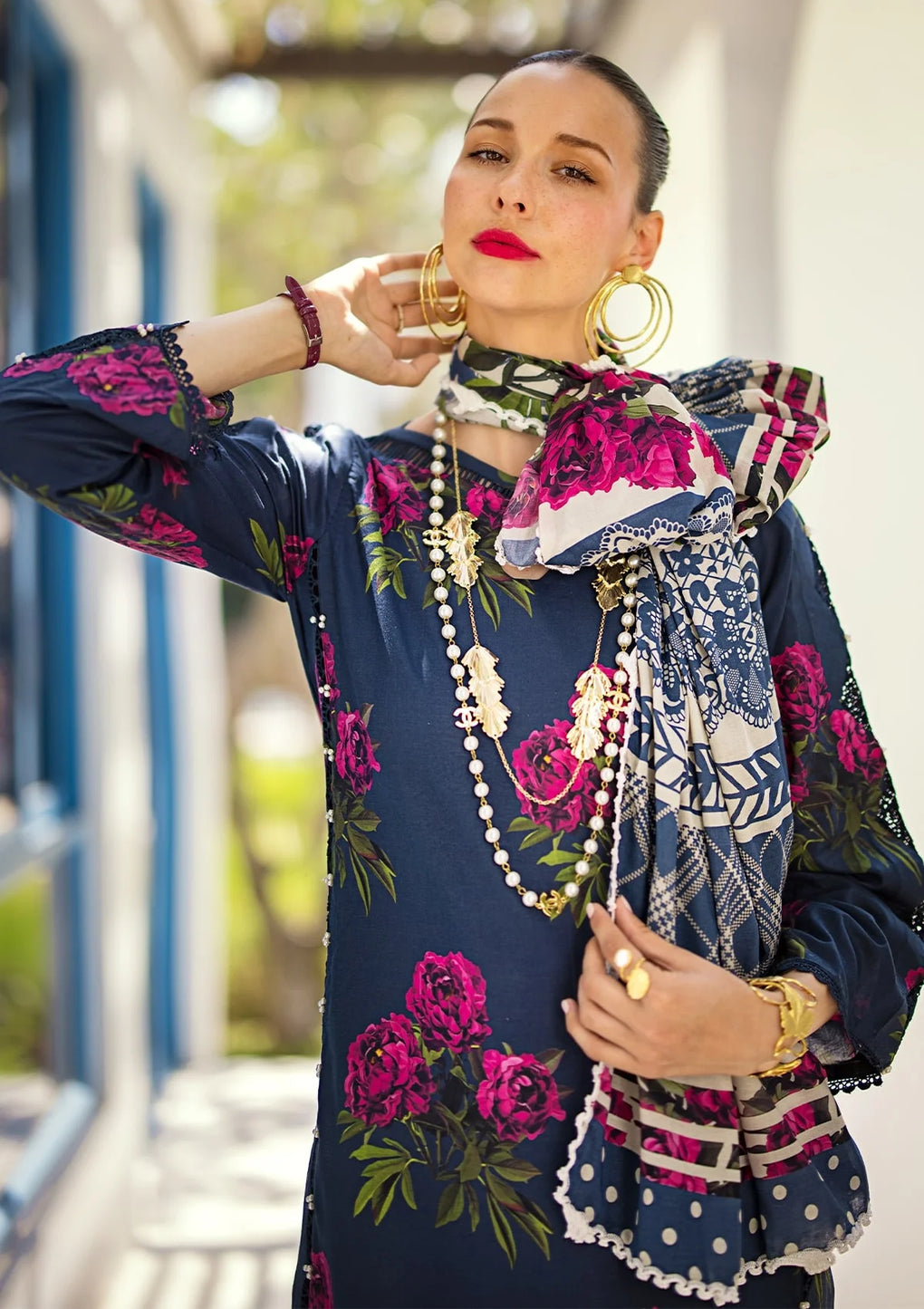Elaf Premium | Prints Collection 2024 | EOP-03B PATTAYA POISE - Ladies Clothes - Maria Faisal